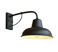 DX26TS Wrought Iron Waterproof Lamp Nostalgic Industrial Outdoor Goose Neck Wall for Barn Corridor Garage Lighting - Exterior Door Garden Balcony Light