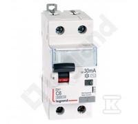 DX3 411010 P312 2P C 6A 30mA AC RCBO