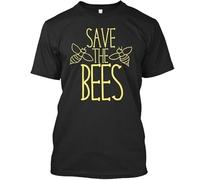 dx45EETY Save The Bees T-Shirt Black