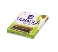 DXB Choc - Dubai Style Chocolate Bar - Pistachio & Kunafa - Luxury Milk Chocolate with Crunchy Nuts and Middle Eastern Dessert Flavours - Perfect for Sharing - 80g Bar