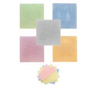 DXBNEZBC 10 Pcs Microfiber Cloths, 17 * 15cm Ultra-Soft Lens Cleaning Cloth, 5 Colors Premium Cloth, Lint-free and Super Absorbent