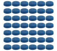 DXBNEZBC 50 Pcs Pool Cue Tips, 10mm Pool Tips Snooker Tip, Blue Diamond Snooker Cue Tips, Replacement Pool Stick Tip for Enhanced Grip and Precision, Ideal for Billiards and Snooker Players