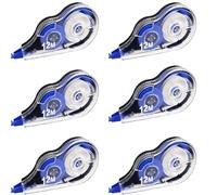 DXBNEZBC Correction Tape, 6 Pcs 12m x 5mm Pocket White Out Correction Tape Roll for School and Office