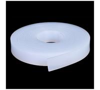 Dxcaicc Silicone Rubber Solid Sealing Strip Length 1m White Board Good Waterproof Performance Thickness 5mm Sheet Plate,Width 50mm