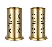 Dxcaicc Stainless Steel Utensil Holder,Kitchen Utensils Organizer Countertop,Sturdy Organizer with Drain Holes,Cooking Cutlery Holder for Kitchen/Home/Office,Gold