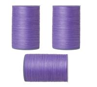 Dxcaicc Waxed Leather Sewing Thread, Flat 0.5Mm Polyester Waxed Cord for Hand Stitching, DIY Craft Use, 3 Packs,C46