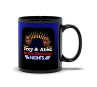 Dxcvbrds Coffee Mug - Troy & Abed in The Morning Black Ceramic Tea Cup 11oz