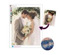 DXDOING Personalised Diamond Painting Kits Custom 5D DIY Diamant Art, Create Your Own Picture for Adults, Idea Gift for Home Deco