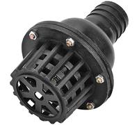 DXEAIN Net Filter,Water Pump Filter,Water Filter Pump, 1.5" 2" 2.5" 3" 4" Black PVC Check Valve,Water Pump Pumping Filter Bottom Valve for Fluid Machine,1pcs,(4 Inch)