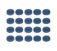 DXEHSEUY 20Pcs Pool Cue Tips Replacement Part Accessories Portable Billiards Cue Tips 10mm, Blue