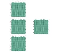 DXEHSEUY 4x Dryland Ice Tiles Portable for Sports Training Tool Passing Stickhandling Green, 25x25x1.2cm