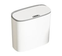 DXEHSEUY Automatic Garbage Bucket Automatic Kitchen Trash Can for Office Home Gray White