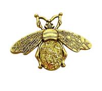 DXEHSEUY Bee Sewing Machine Pin Minder Bee Magnetic Pin Keeper for Sewing Adult Gold 4.7x3.5cm
