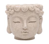 DXEHSEUY Buddha Head Flower Pot Buddhism Gift Plant Pot for Kitchen Garden Home, Style A