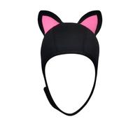 DXEHSEUY Cat Ears Diving Hood 3mm Neoprene Diving Wetsuit Hood Cute for Sailing Kayak Black Pink