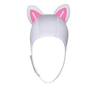 DXEHSEUY Cat Ears Diving Hood 3mm Neoprene Diving Wetsuit Hood Cute for Sailing Kayak White Pink WhiteLine