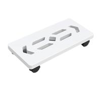 DXEHSEUY Computer Holder Stand Portable Mobile CPU Holder Stand for Home Office Gamers White