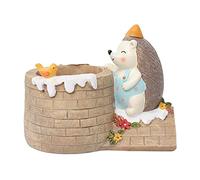 DXEHSEUY Cute Cartoon Forest Hedgehog Figurine Succulent Planter Pot Decoration Holiday party