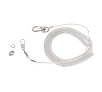 DXEHSEUY Elastic Parrot Foot Chain Pet Training 5m rope and Size 8 Anklet Ring