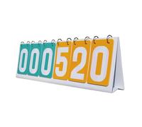 DXEHSEUY Flip Scoreboard 6 digits Table Score Flipper for Games Badminton Tennis Ball