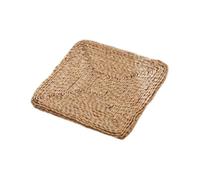 DXEHSEUY Futon Mat Square Meditation Cushion Woven Grass Sitting Pad Gifts Tatami Mat 40 cm