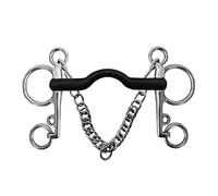 DXEHSEUY metal Stainless Steel Equestrian Horse Bridle Horse Chewing