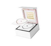 DXEHSEUY Permanent Bracelet Kit Portable for Anniversary Date Activity Valentines Day 1 Black 1 Rose Gold 12x12x5cm