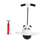 DXEHSEUY Pogo Ball with Handle Kids Gifts Pogo Stick for Body Training Assistant, Panda White, 38x90cm