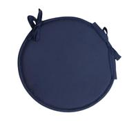 DXEHSEUY Round Chair Cushion Soft Simple Comfortable Meditation Cushion Stool Cushion Navy 38cm