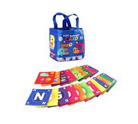 DXEHSEUY Soft Flash Cards Sensory Early Learning Toy for Communication Games Thinking Alphabet
