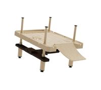 DXEHSEUY Turtle Basking Platform Aquarium Float Decoration for Frog Salamanders Newts