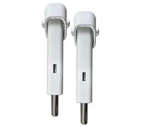 DXEHSEUY Weight Stack Pin Multifunctional Replacement Bodybuilding Locking Weight Pin White 2pcs 2 pcs