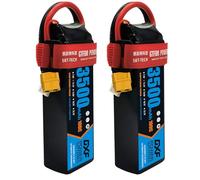 DXF 3500mAh 3S Lipo Battery 11.1V 100C Connector XT60 for RC Buggy Vehicles Car Truck Tank Boat RC Hobby 2 Pcs
