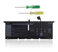 DXGH8 Battery Compatible with Dell XPS 13 9370 9380 7390 Inspiron 13 7390 7391 2-in-1 5390 5391 Latitude E3301 Vostro 5390 5391 Series 0H754V H754V P82G HK6N5 P82G001 P113G001-7.6V 52Wh 6500mAh