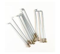 Dxhntskxo 36 Pcs 8G & 9K Motorcycle Spokes 3.5-4mm with Nipples, 124-235mm Heavy Duty E-Bike Spokes for JH70 GN250 125cc Models(172mmX4.0mm)