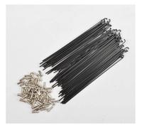 Dxhntskxo 36 Pcs Steel foyBicycle Spokes 14G 2.0mm for Mountain Road Bike, Compatible with 14/16/20/451/26/27.5/29 Inch Wheels - Durable Replacement Spokes(131mm)