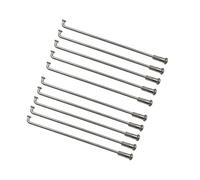 Dxhntskxo 38Pcs 10G Heavy Duty E-Bike Spokes & Nipples, 3.2mm 304 Stainless Steel J-Bend Spokes for Electric Bike - Silver Industrial Grade foyBicycle Wheel Spokes(Length 158mm)