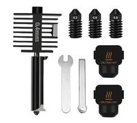 DXIA 3D Printer Nozzles Kit, Hotend Kit for Lab A1/A1 Mini, Hot End Assembly 0.2/0.4/0.6/0.8mm Hardened Steel Nozzle, Parts Replacement Print Head and Silicone Socks for Lab A1/A1 Mini 3D Printer