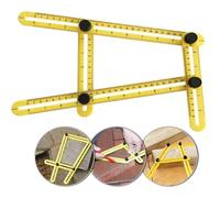 DXIA Angleizer Template Tool, Angleizer Measuring Ruler Multi-Angle, DIY Tools, Easy Angle Ruler, Folding Ruler Universal Measuring Instrument for Handymen Builders Carpenters, Tilers, Craftsmen