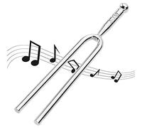 DXIA Tuning Fork, A440 Tuning Fork, Stainless Steel Tuning Fork Standard A 440 Hz, Classical 440Hz A Tone Tuning Fork Tune for Musical, Standard Instruments, Violin, Guitar, Tuner Device