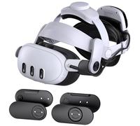 DXKK for Oculus Quest 2 Head Strap with Battery Pack - Magnetic & Extended 6H & Digital Display, Double Dials, Quick-Switch Reality Mode, Comfort VR Headset Strap for Meta Quest 3/3s