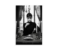 DXLFHG Audrey Hepburn Modern Waterproof Poster Wall Decor Unique Home Decor Great Keepsake for Anniversaries And BirthdaysUnframe-style24x36inch(60x90cm)