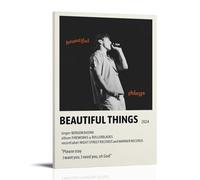 DXLFHG Beautiful Things by Benson Boone Modern Waterproof Poster Wall Decor Unique Home Decor Great Keepsake for Anniversaries And BirthdaysFrame-style20x30inch(50x75cm)