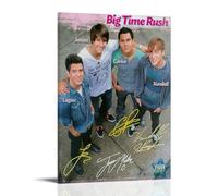 DXLFHG Big Time Rush 24Seven Modern Waterproof Poster Wall Decor Unique Home Decor Great Keepsake for Anniversaries And BirthdaysFrame-style08x12inch(20x30cm)