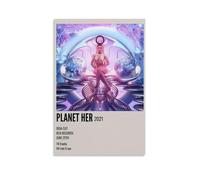 DXLFHG Doja Cat Planet Her Modern Waterproof Poster Wall Decor Unique Home Decor Great Keepsake for Anniversaries And BirthdaysUnframe-style24x36inch(60x90cm)