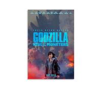 DXLFHG Godzilla King of The Monsters Modern Waterproof Poster Wall Decor Unique Home Decor Great Keepsake for Anniversaries And BirthdaysUnframe-style20x30inch(50x75cm)