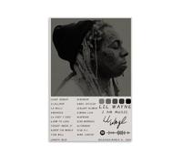 DXLFHG I Am Music Lil Wayne Modern Waterproof Poster Wall Decor Unique Home Decor Great Keepsake for Anniversaries And BirthdaysUnframe-style16x24inch(40x60cm)