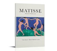 DXLFHG Matisse Dance Painting Modern Waterproof Poster Wall Decor Unique Home Decor Great Keepsake for Anniversaries And BirthdaysFrame-style08x12inch(20x30cm)