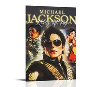 DXLFHG Michael Jackson Modern Waterproof Poster Wall Decor Unique Home Decor Great Keepsake for Anniversaries And BirthdaysFrame-style12x18inch(30x45cm)