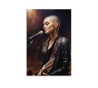 DXLFHG Sinéad O'Connor Modern Waterproof Poster Wall Decor Unique Home Decor Great Keepsake for Anniversaries And BirthdaysUnframe-style16x24inch(40x60cm)